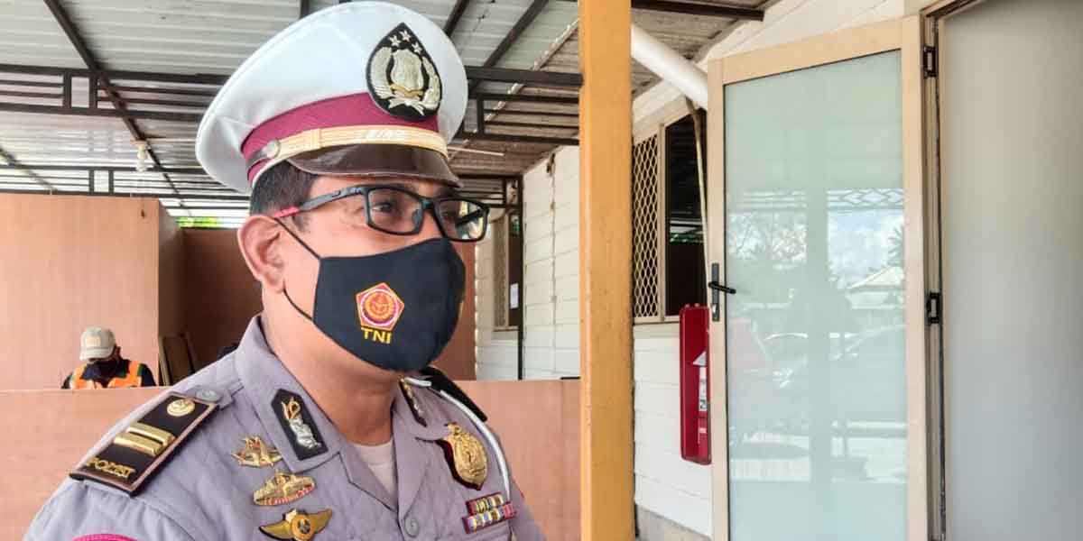 Kasat Lantas Polres Mimika Iptu Devrizal. Foto: Salmawati Bakri/Papua60detik